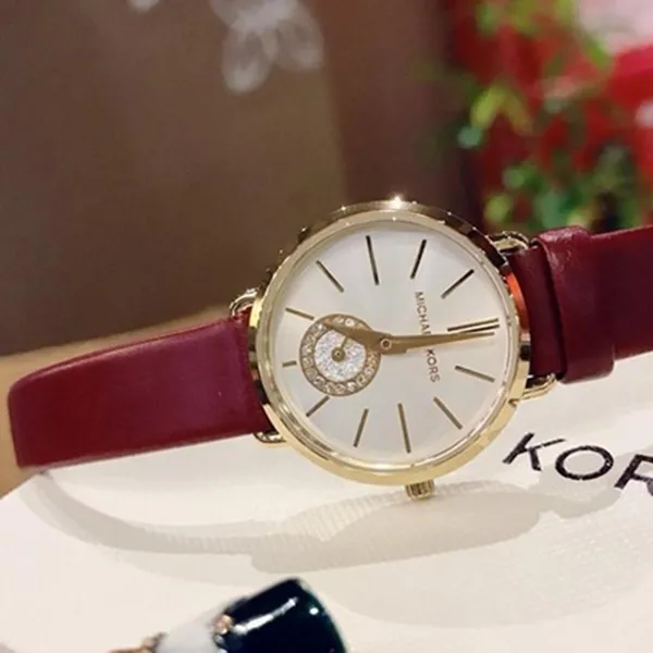 Đồng Hồ Nữ Michael Kors MK2751 White Women's Watch Màu Vàng Trắng