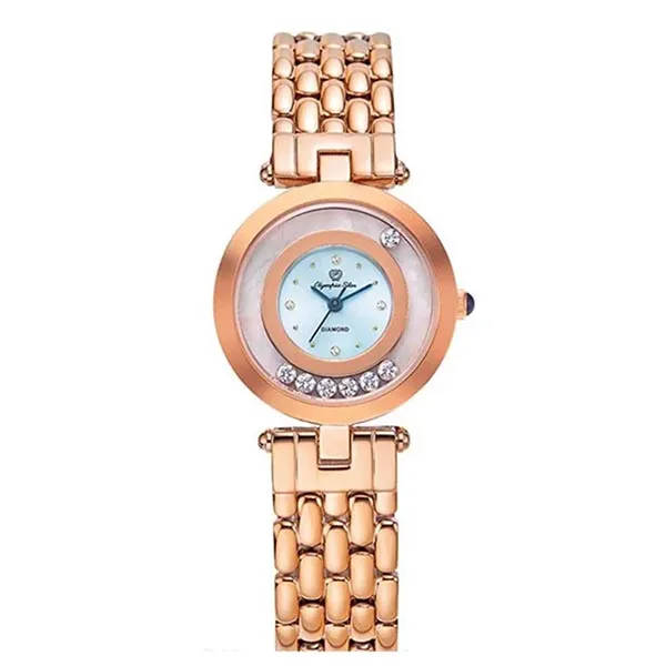 Đồng Hồ Nữ Olympia Star OPA28019LR-XL Màu Xanh Phối Vàng Hồng - Đồng hồ - Vua Hàng Hiệu