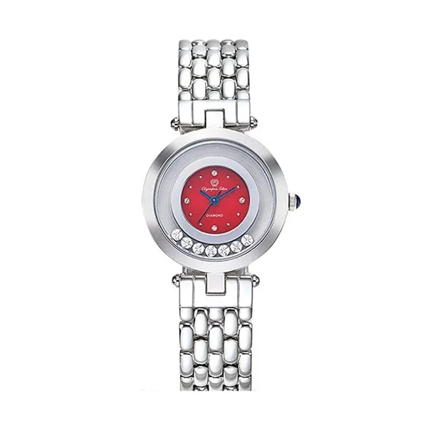 Đồng Hồ Nữ Olympia Star OPA28019LS-DO Màu Bạc Đỏ - Đồng hồ - Vua Hàng Hiệu