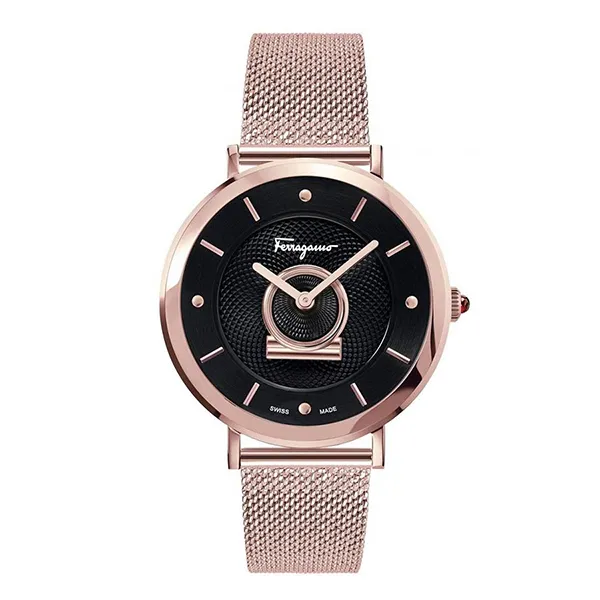 Đồng Hồ Nữ Salvatore Ferragamo Minuetto SF8200719 36mm Màu Vàng Hồng