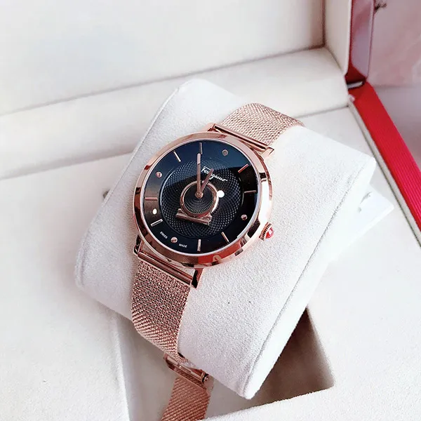 Đồng Hồ Nữ Salvatore Ferragamo Minuetto SF8200719 36mm Màu Vàng Hồng