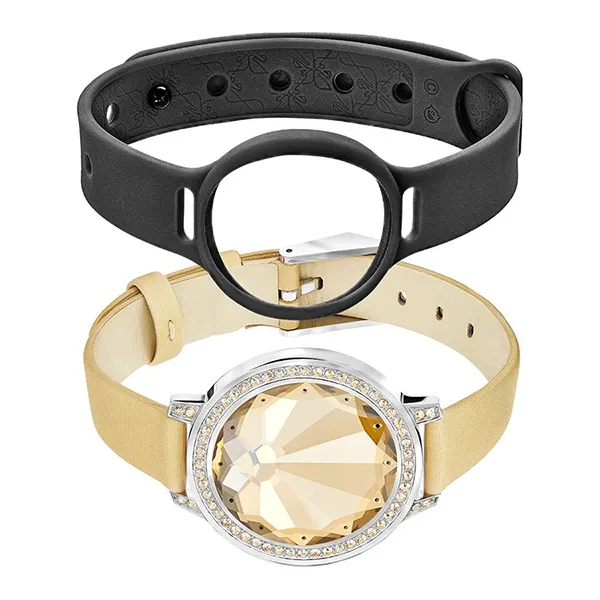 Đồng Hồ Nữ Swarovski Cardoon Activity Set 5258791 Màu Be Đen