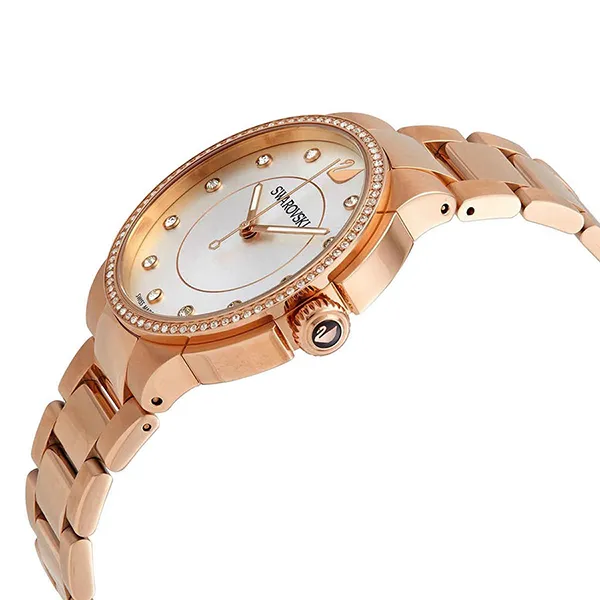 Đồng Hồ Nữ Swarovski City Rose Gold Tone Watch 5181642 Màu Vàng Hồng