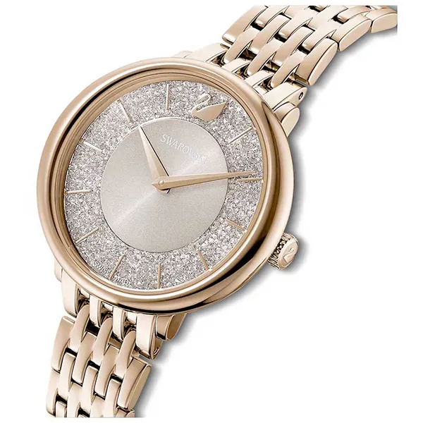 Đồng Hồ Nữ Swarovski Crystalline Chic Watch 5547611 Màu Vàng Champagne