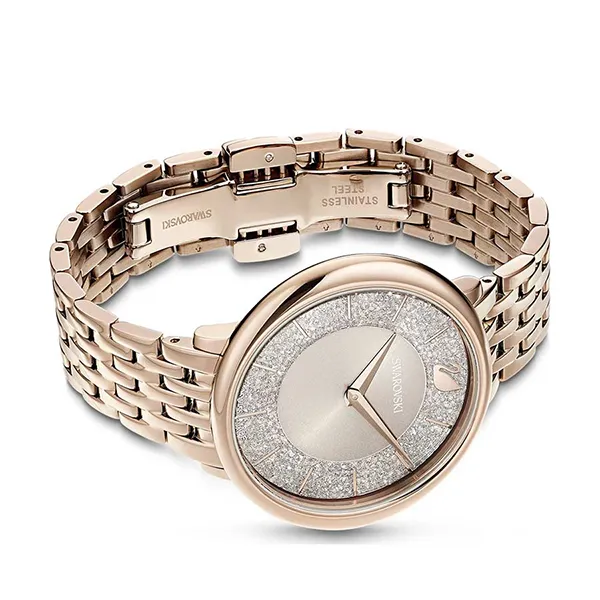 Đồng Hồ Nữ Swarovski Crystalline Chic Watch 5547611 Màu Vàng Champagne