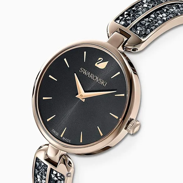 Đồng Hồ Nữ Swarovski Dream Rock Watch 5519315 Màu Đen - Đồng hồ - Vua Hàng Hiệu