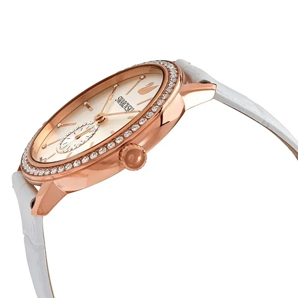 Đồng Hồ Nữ Swarovski Graceful Lady White Ladies Watch 5295386 Màu Trắng