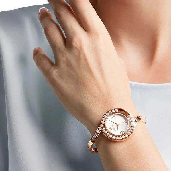 Đồng Hồ Nữ Swarovski Lovely Crystals Watch 452489 Màu Vàng Hồng - Đồng hồ - Vua Hàng Hiệu