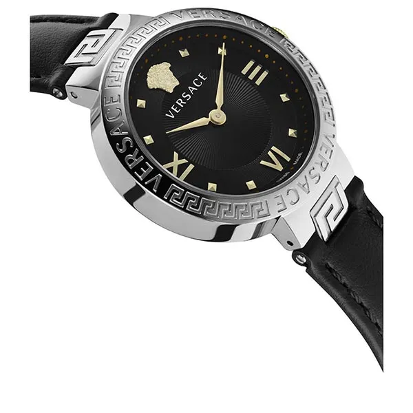 Đồng Hồ Nữ Versace Greca Women's Watch VE2K00221 Màu Đen Bạc