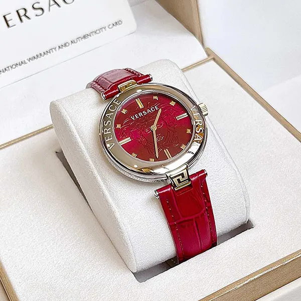 Đồng Hồ Nữ Versace New Watch 38mm Màu Đỏ
