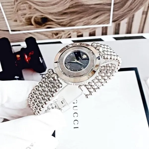 Đồng Hồ Nữ Versace VE7900620 Màu Bạc Đen
