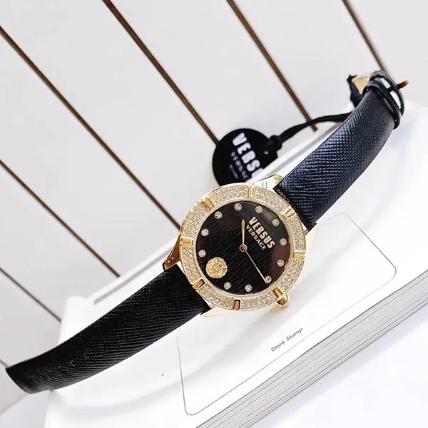 Đồng Hồ Nữ Versace Versus Canton Road Gold Black Ladies Watch VSP261419 Màu Vàng Đen