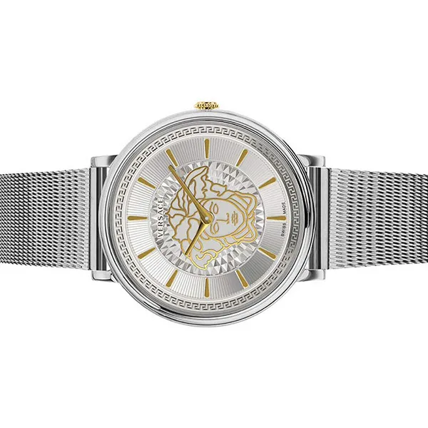 Đồng Hồ Nữ Versace Women's Watch V Circle Swiss Made Brand Watch VE8102019 Màu Bạc - Đồng hồ - Vua Hàng Hiệu