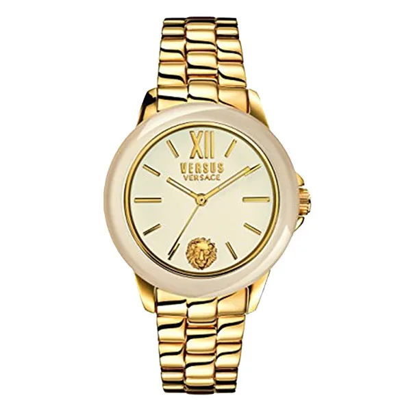 Đồng Hồ Nữ Versus Versace Women's 'Abbey Road' Quartz Stainless Steel Watch, 38mm Màu Vàng