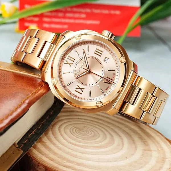 Đồng Hồ Nữ Wenger EDG Roman 01.1121.112 Màu Vàng Hồng