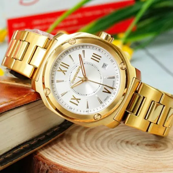Đồng Hồ Nữ Wenger EDG Roman 01.1121.113 Màu Vàng