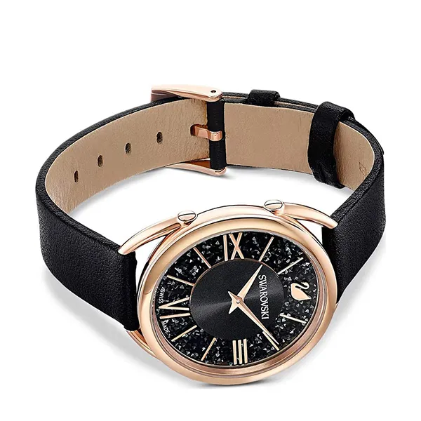 Đồng Hồ Nữ Swarovski Crystalline Glam Watch 5452452 Màu Đen