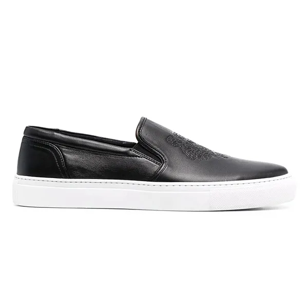 Giày Slip On Kenzo K-Skate Tiger Sneakers FB55SN100L73 Màu Đen Size 42