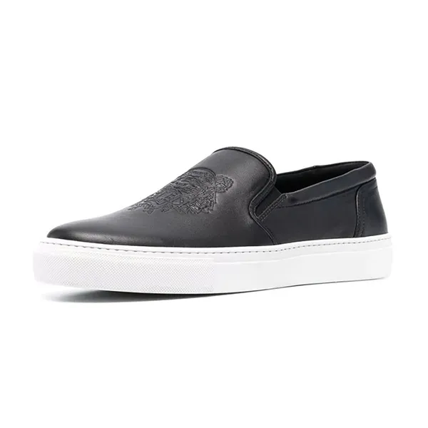Giày Slip On Kenzo K-Skate Tiger Sneakers FB55SN100L73 Màu Đen Size 42