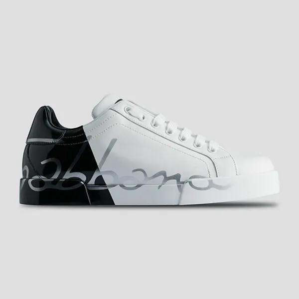 Giày Sneakers Dolce & Gabbana D&G CS1600 AI053 Màu Đen Trắng - 1