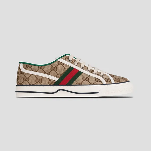 Giày Thể Thao Gucci Tennis 1977 Ebony 606111 HVK20 9766 Phối Màu Size 40