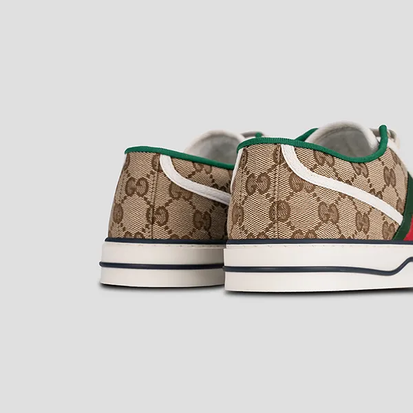 Giày Thể Thao Gucci Tennis 1977 Ebony 606111 HVK20 9766 Phối Màu Size 40