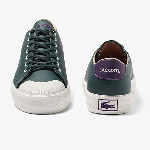 Giày Thể Thao Lacoste Gripshot Leather 222 Màu Xanh Đậm Size 39.5