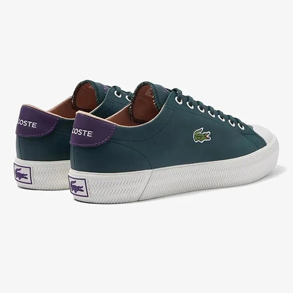 Giày Thể Thao Lacoste Gripshot Leather 222 Màu Xanh Đậm Size 39.5