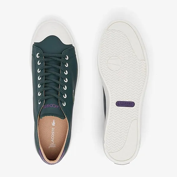 Giày Thể Thao Lacoste Gripshot Leather 222 Màu Xanh Đậm Size 39.5