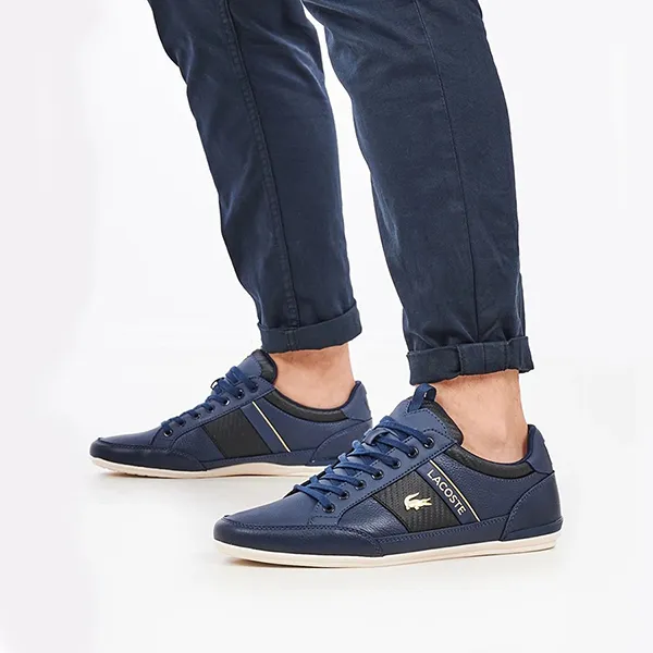 Giày Thể Thao Nam Lacoste Chaymon 120 Màu Xanh Navy Size 40.5