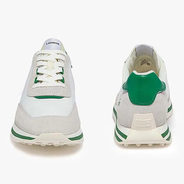 Giày Thể Thao Nam Lacoste L-Spin Textile 0922 Màu Trắng Xanh Size 43