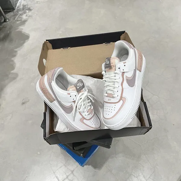 Giày Thể Thao Nike Air Force 1 Shadow Amethyst Ash CI0919 113 Phối Màu Hồng Trắng Size 36.5 - Giày - Vua Hàng Hiệu