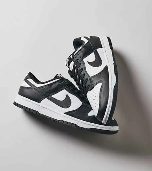 Giày Thể Thao Nike Dunk Low Retro 2021 White Black Màu Đen Size 43