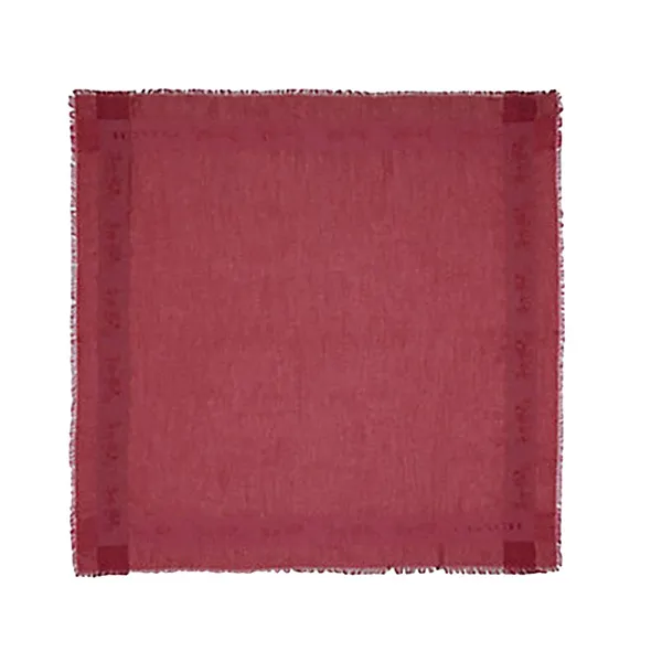 Khăn Quàng Cổ Coach 89793 Horse And Carriage Print Border Oversized Square Scarf Màu Đỏ Hồng