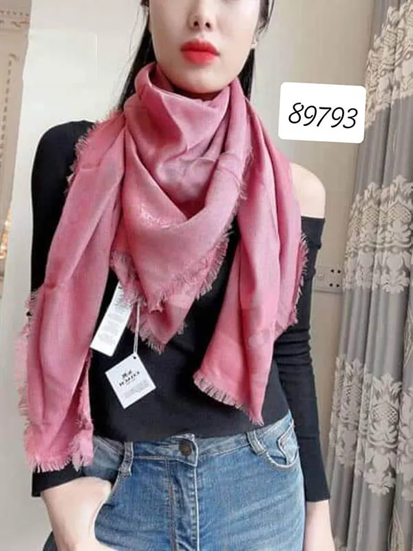 Khăn Quàng Cổ Coach 89793 Horse And Carriage Print Border Oversized Square Scarf Màu Đỏ Hồng