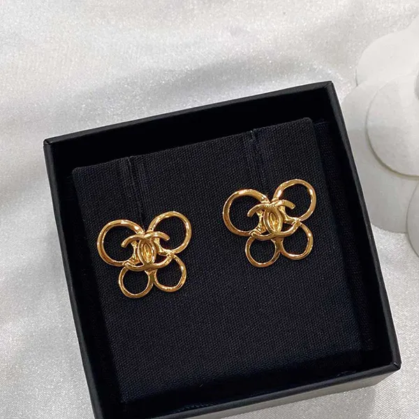 Khuyên Tai Chanel Butterfly Earring Màu Vàng Gold - Trang sức - Vua Hàng Hiệu
