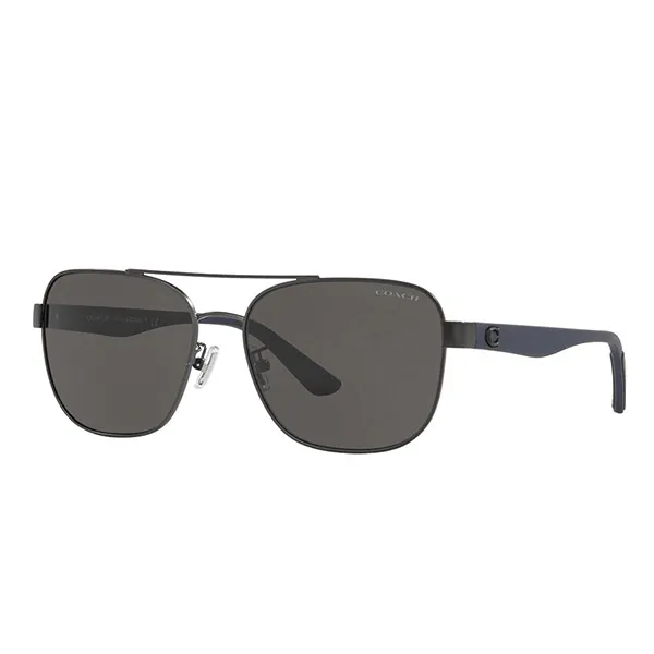 Kính Mát Coach Men Fashion Matte Sunglasses HC7122-938187-58 Màu Xám Đen - 3