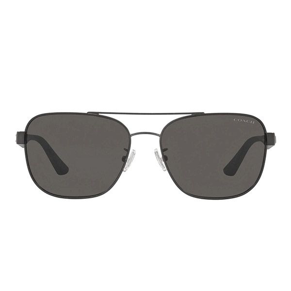 Kính Mát Coach Men Fashion Matte Sunglasses HC7122-938187-58 Màu Xám Đen - 1