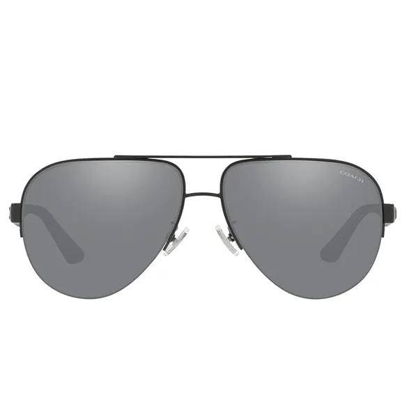 Kính Mát Coach Men Fashion Matte Gunmetal Sunglasses HC7121-938187-58 Màu Xám Đen