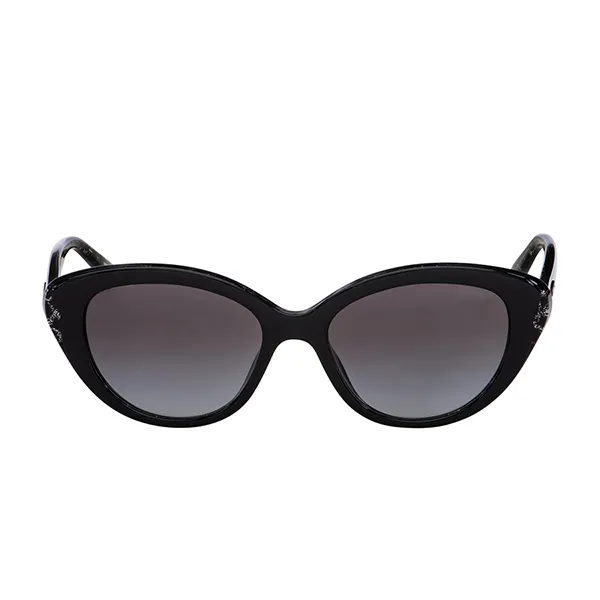Kính Mát Nữ Coach Black Glitter Signature Sunglasses HC8288-55828G-52 Màu Đen