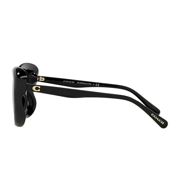 Kính Mát Coach Women Black Sunglasses HC8307U-500287 55mm Màu Xám Đen