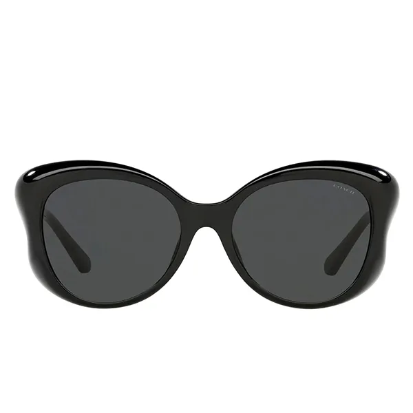 Kính Mát Coach Women Black Sunglasses HC8307U-500287 55mm Màu Xám Đen - 1