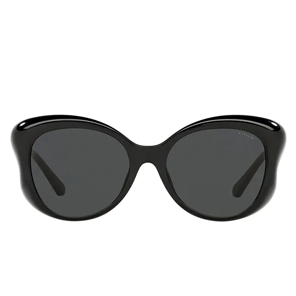 Kính Mát Coach Women Black Sunglasses HC8307U-500287 55mm Màu Xám Đen