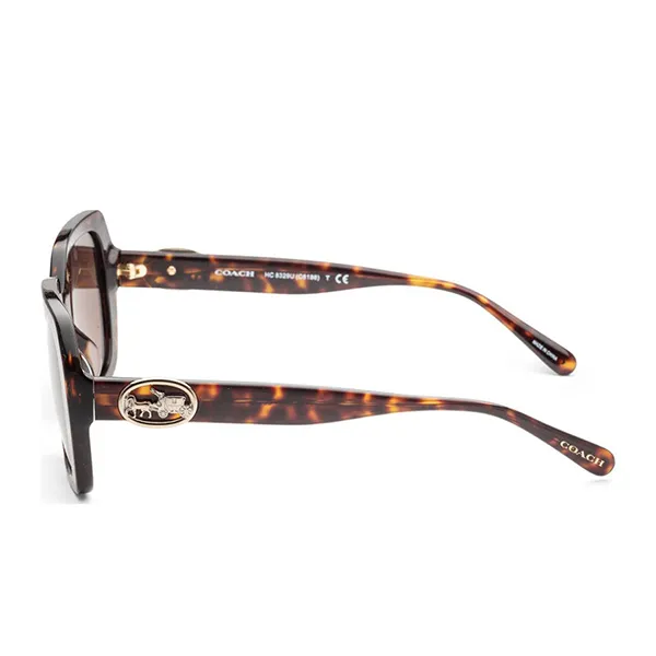 Kính Mát Nữ Coach Women Dark Tortoise Sunglasses HC8329U-512073 53 Màu Nâu