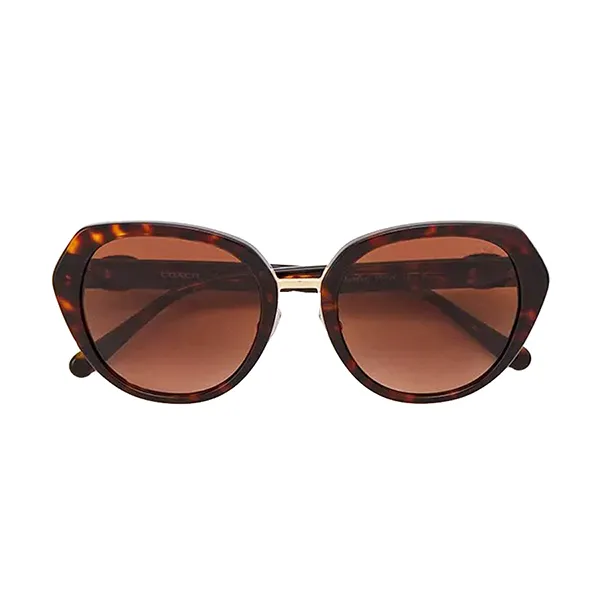 Kính Mát Coach Women Dark Tortoise Sunglasses HC8331-512013 55 Màu Nâu - Kính mắt - Vua Hàng Hiệu