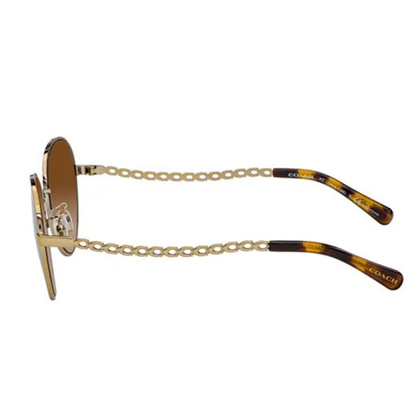 Kính Mát Coach Women Fashion Light Gold Sunglasses HC7114-900574-56 Màu Nâu