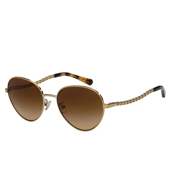 Kính Mát Coach Women Fashion Light Gold Sunglasses HC7114-900574-56 Màu Nâu