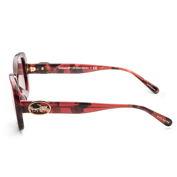 Kính Mát Coach Milky Wine Tortoise Sunglasses HC8330F-565869 56 Màu Đỏ Tía