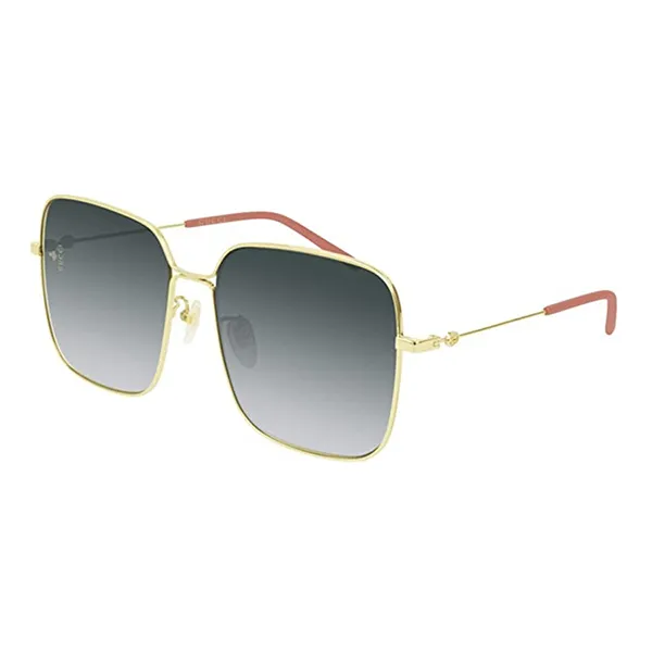 Kính Mát Gucci Logo 0443S 001 Màu Vàng Gold