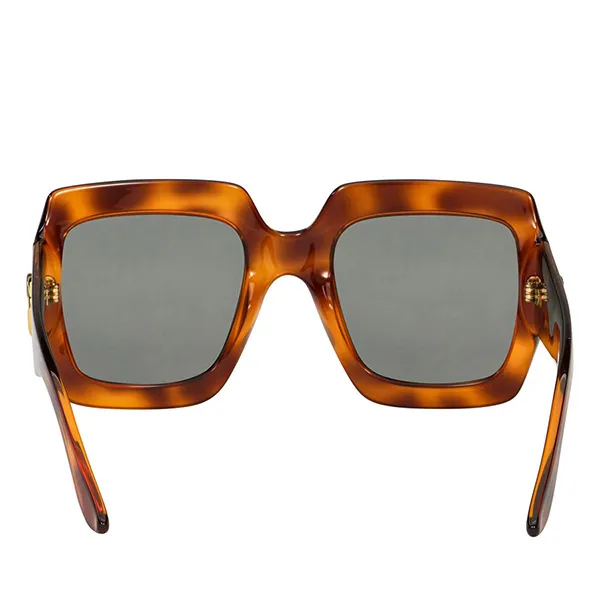 Kính Mát Gucci Oversize Brown Havana Square Sunglasses GG0053S 002 Màu Xanh, Nâu